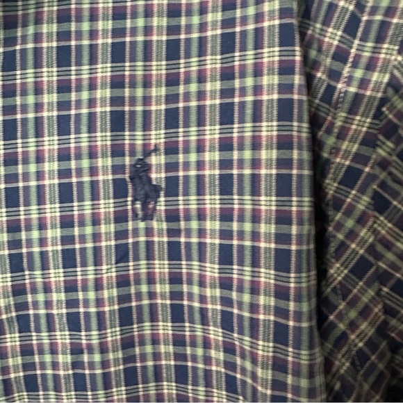 Polo Ralph Lauren Men’s Classic Fit Performance Long Sleeve Plaid Sz XXL GUC - Picture 3 of 8